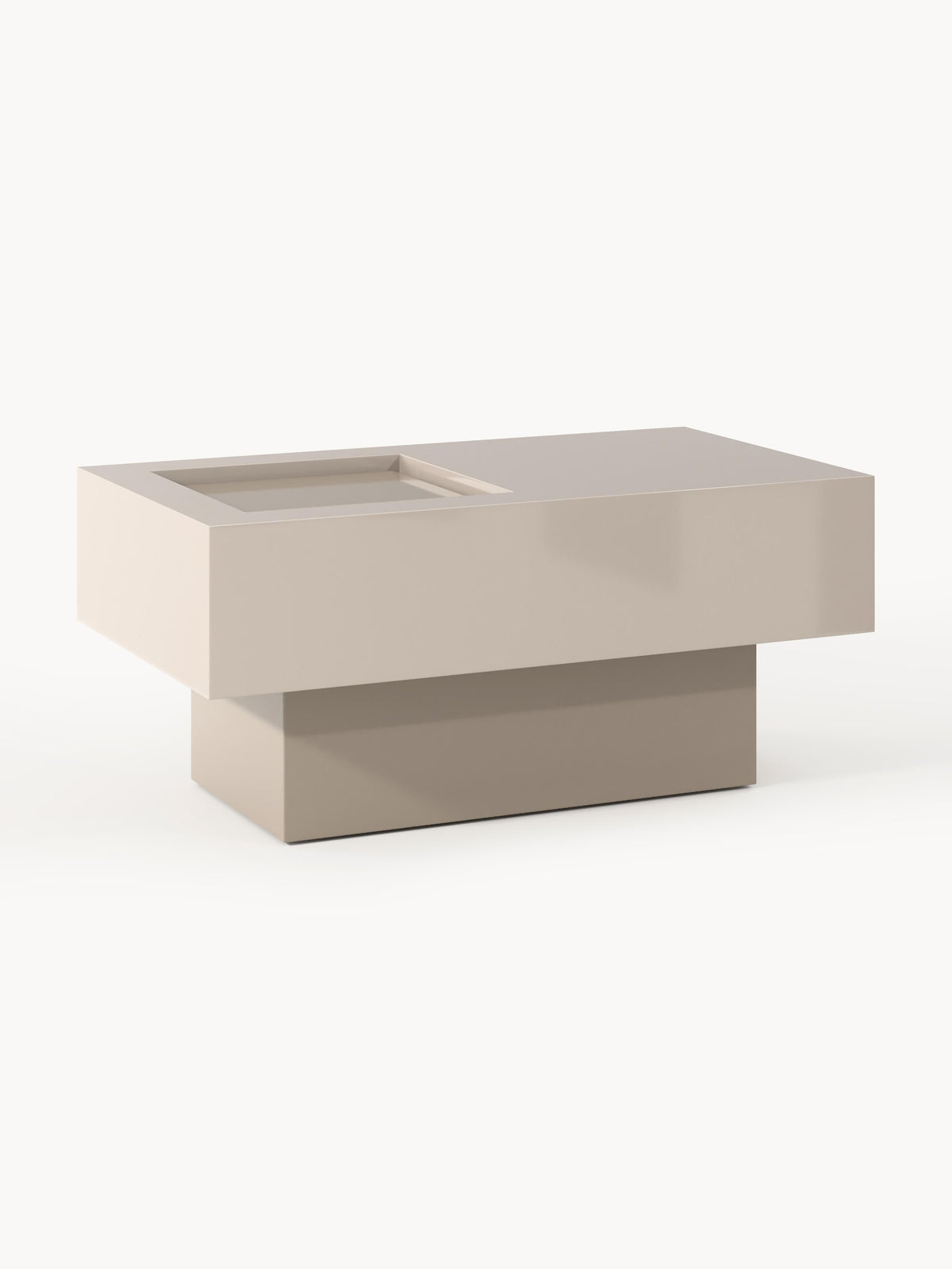 Alessa Coffee Table with Storage — Sage
