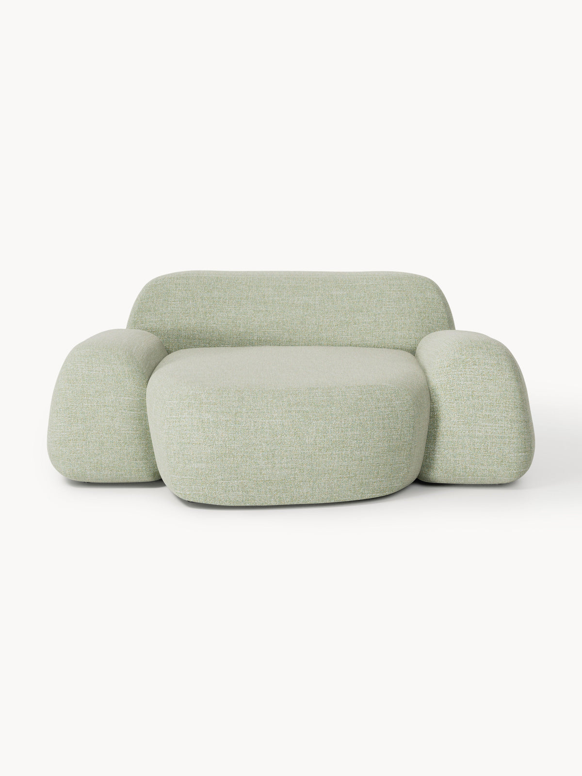 Wolke Bouclé-XL-Lounge Chair — Oatmeal