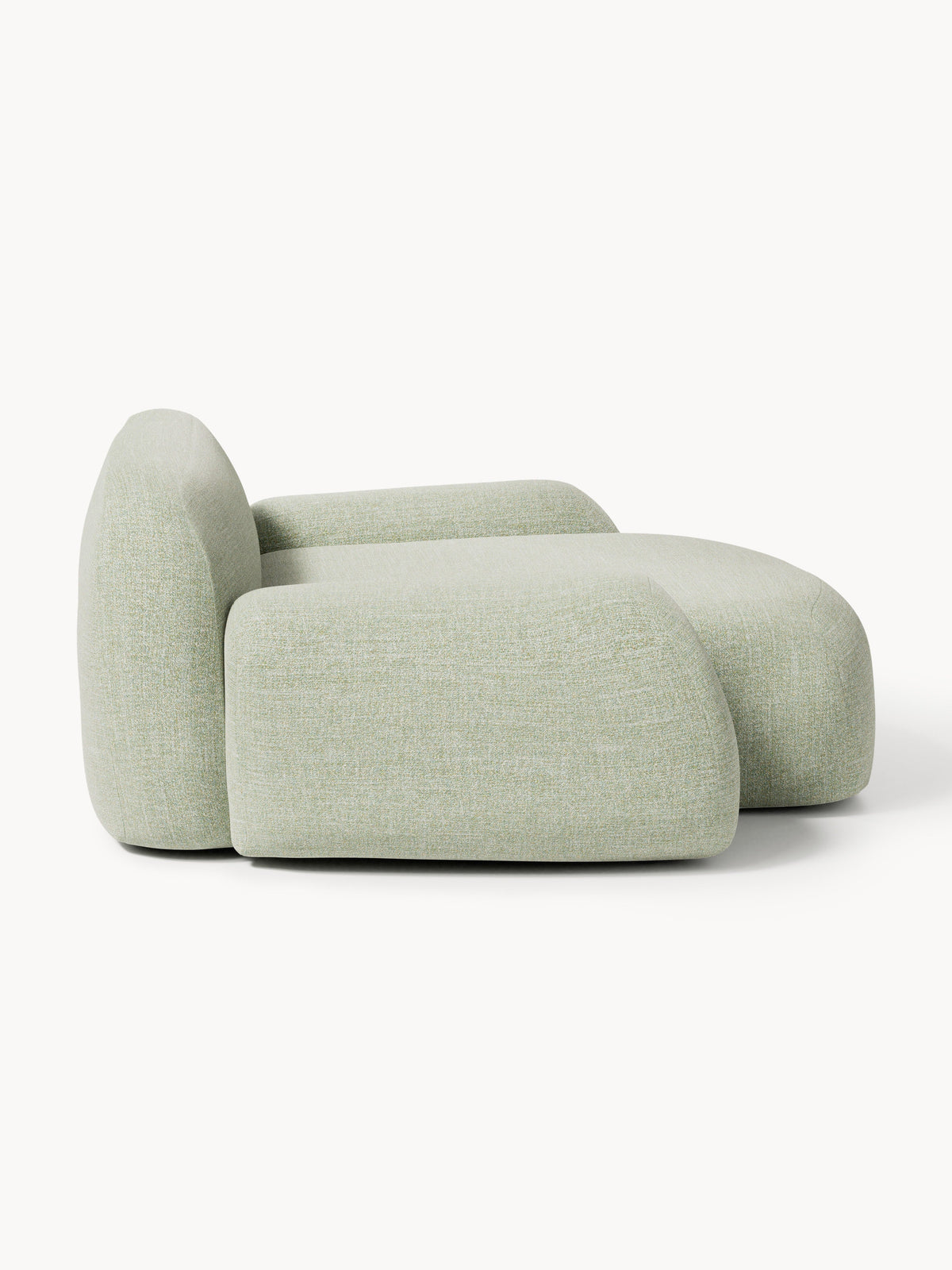 Wolke Bouclé-XL-Lounge Chair — Oatmeal