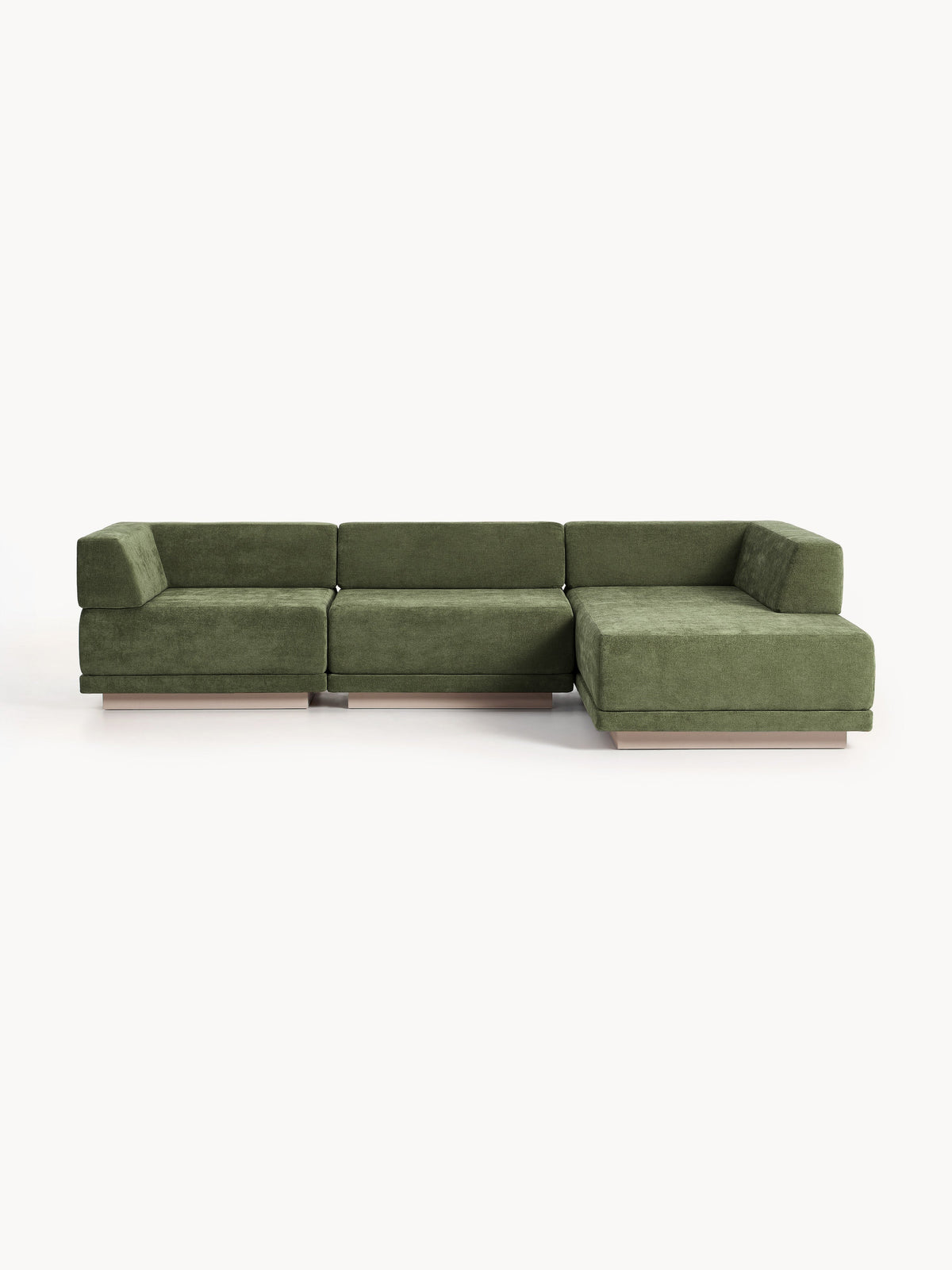 Colin Modular Corner Sofa (4-seater) — Olive