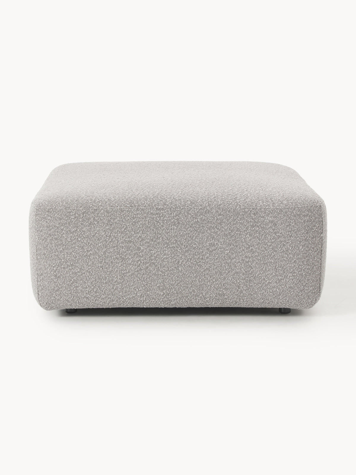 Anton Bouclé Sofa Ottoman — Oatmeal