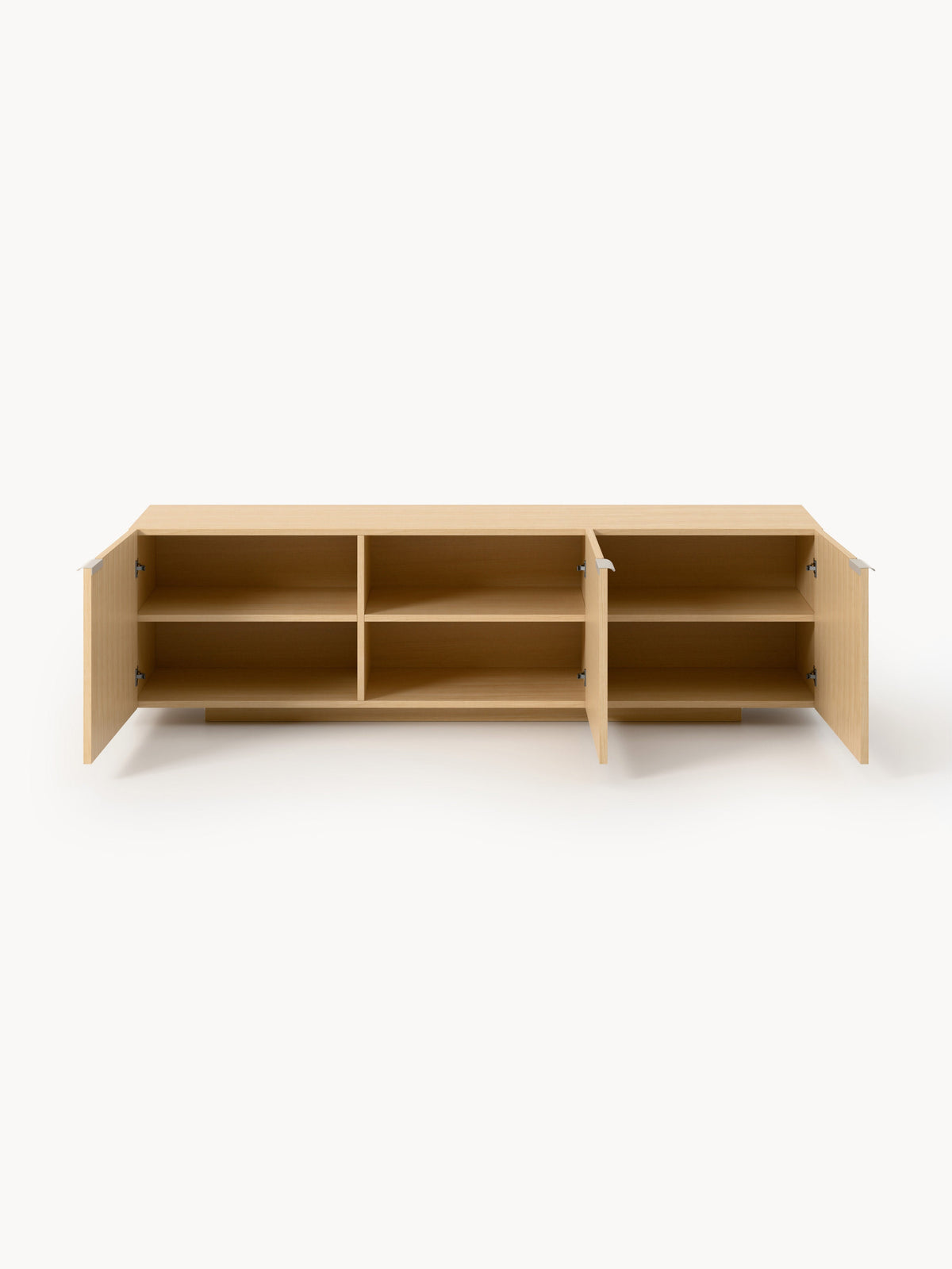 Sato Wood-Lowboard — Warm Grey