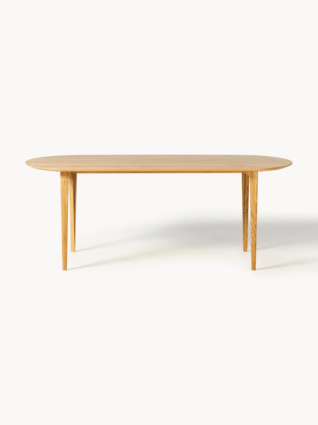 Archie Oval Dining Table in Oak, 200 x 100 cm — Beige