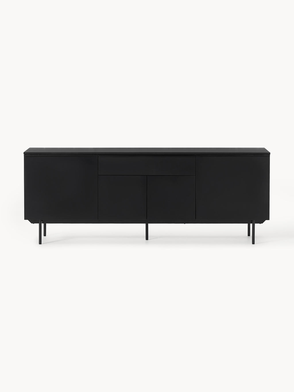 Elona Wooden Sideboard — Anthracite