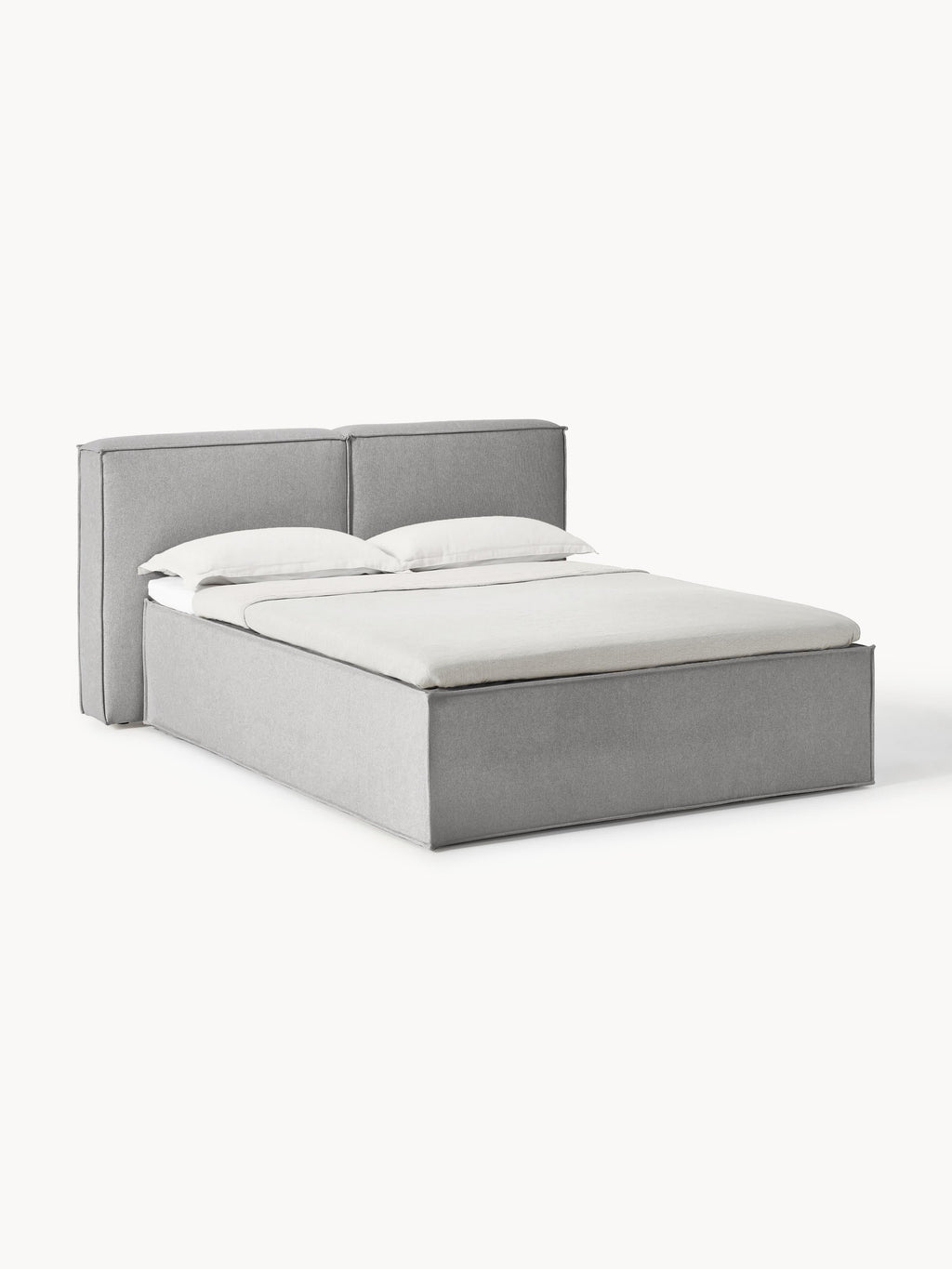 Lennon Box-Spring Bed — Lilac