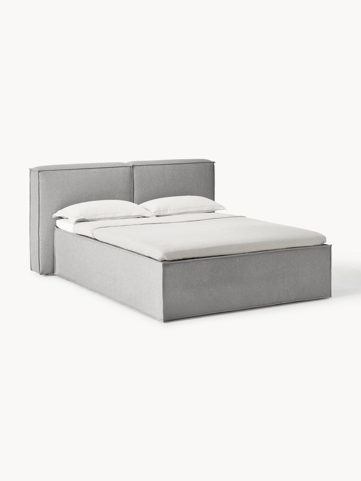 Lennon Box-Spring Bed — Lilac