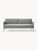 Fluente Velvet-Sofa Bed (3-seater) — Grey