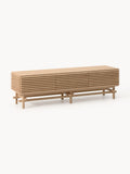 Pierce Small Lowboard in Oak — Taupe