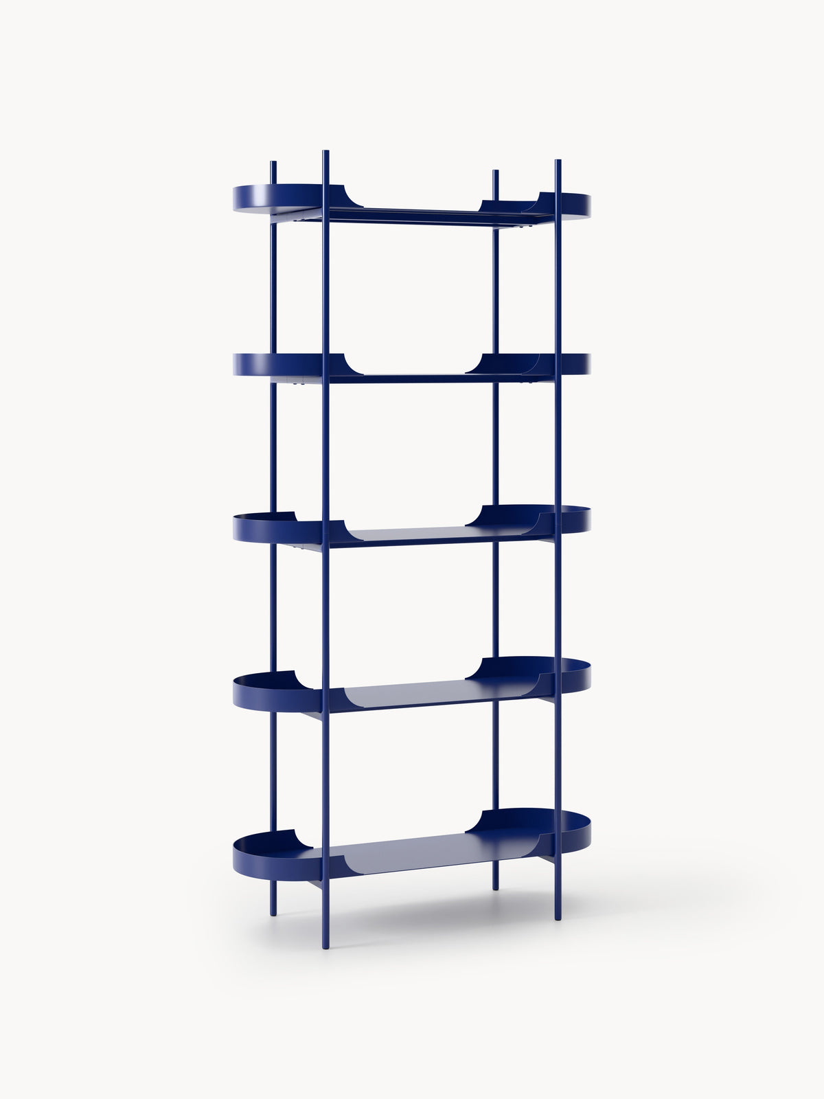 Taru Tall Metal-Shelving Unit — Lilac