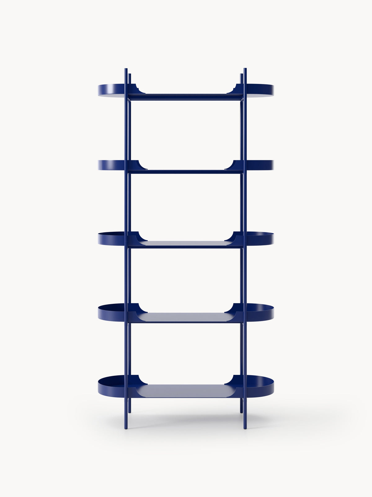 Taru Tall Metal-Shelving Unit — Lilac