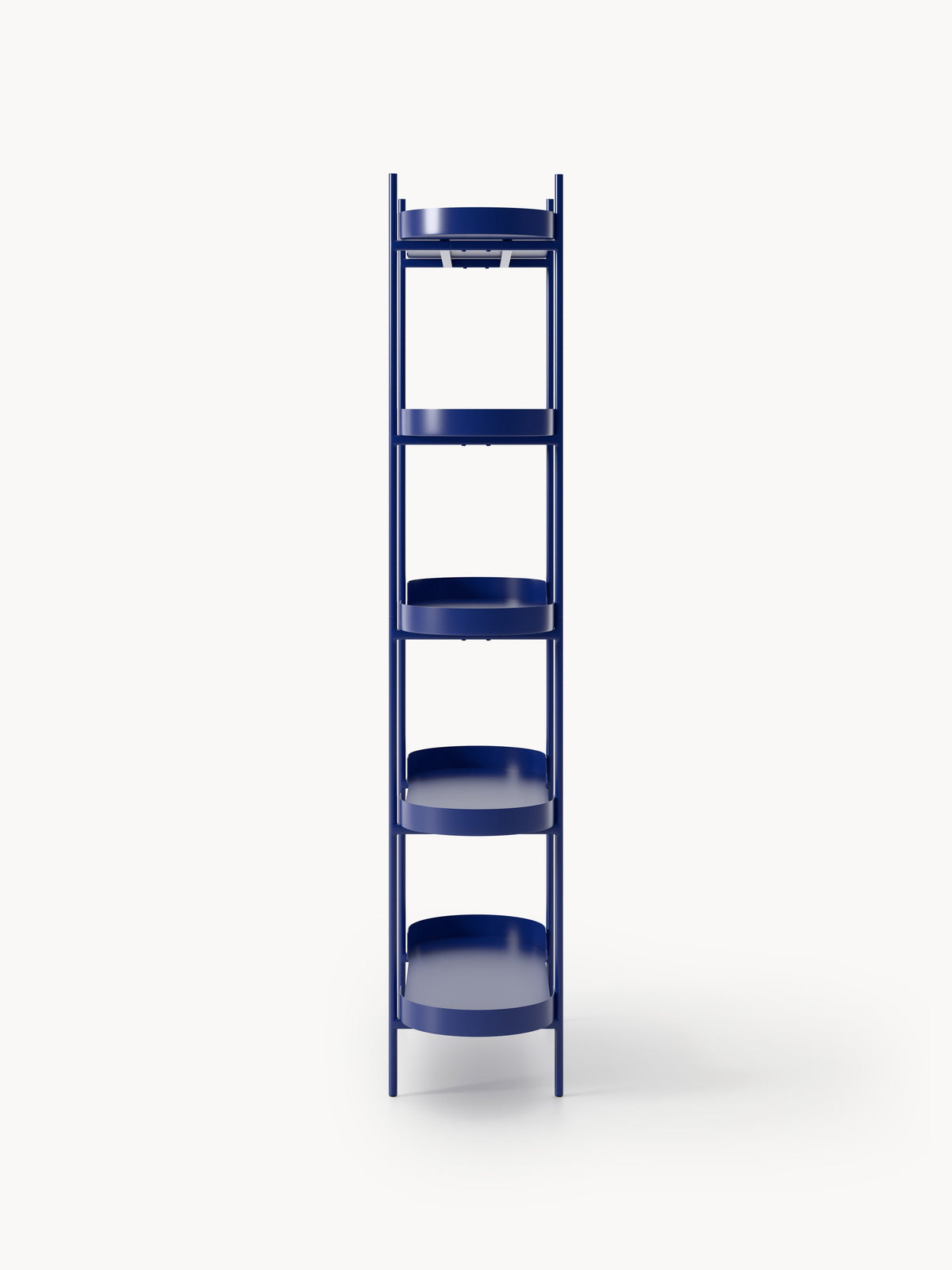 Taru Tall Metal-Shelving Unit — Lilac