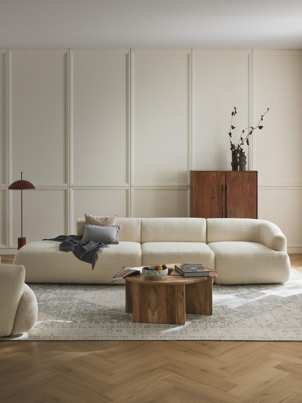 Sofia Modular Teddy-Ottoman (3-seater)