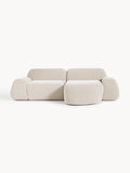 Wolke Modular Corner Sofa (3-seater) — Light Grey