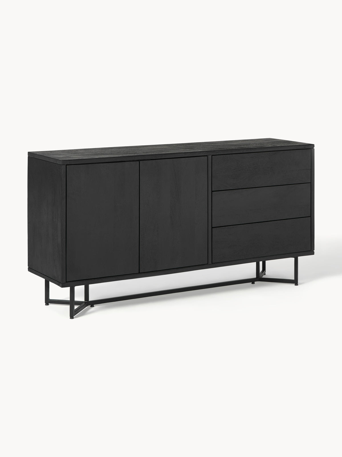 Luca Sideboard in Mango Wood — Anthracite
