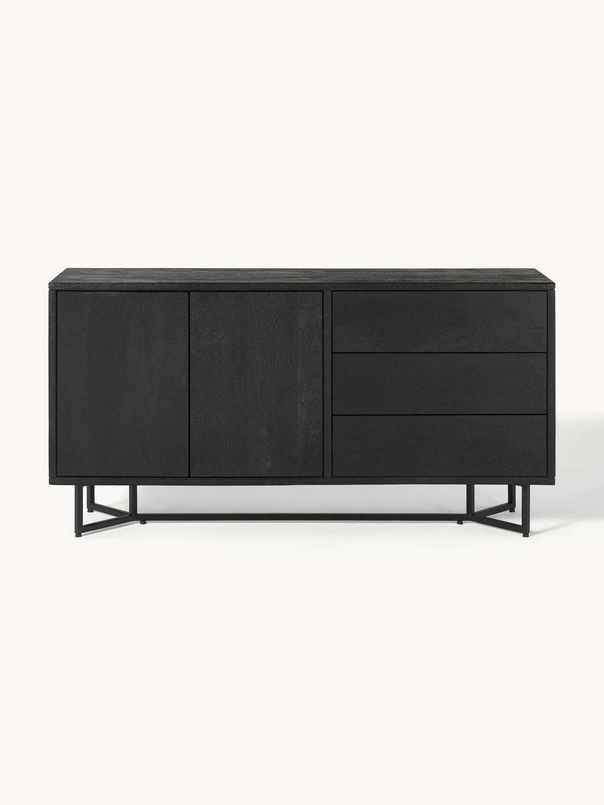 Luca Sideboard in Mango Wood — Anthracite
