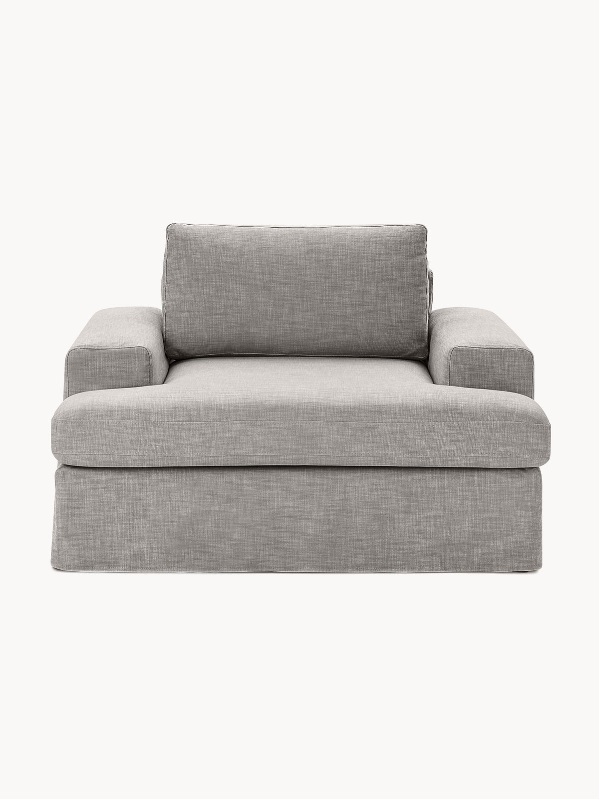Russell Armchair with removable covers — Taupe