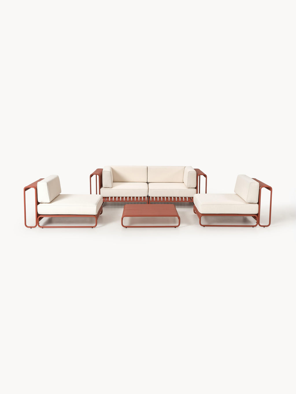 Caio Modular Garden Lounge Set, set of 4 — Sand Beige