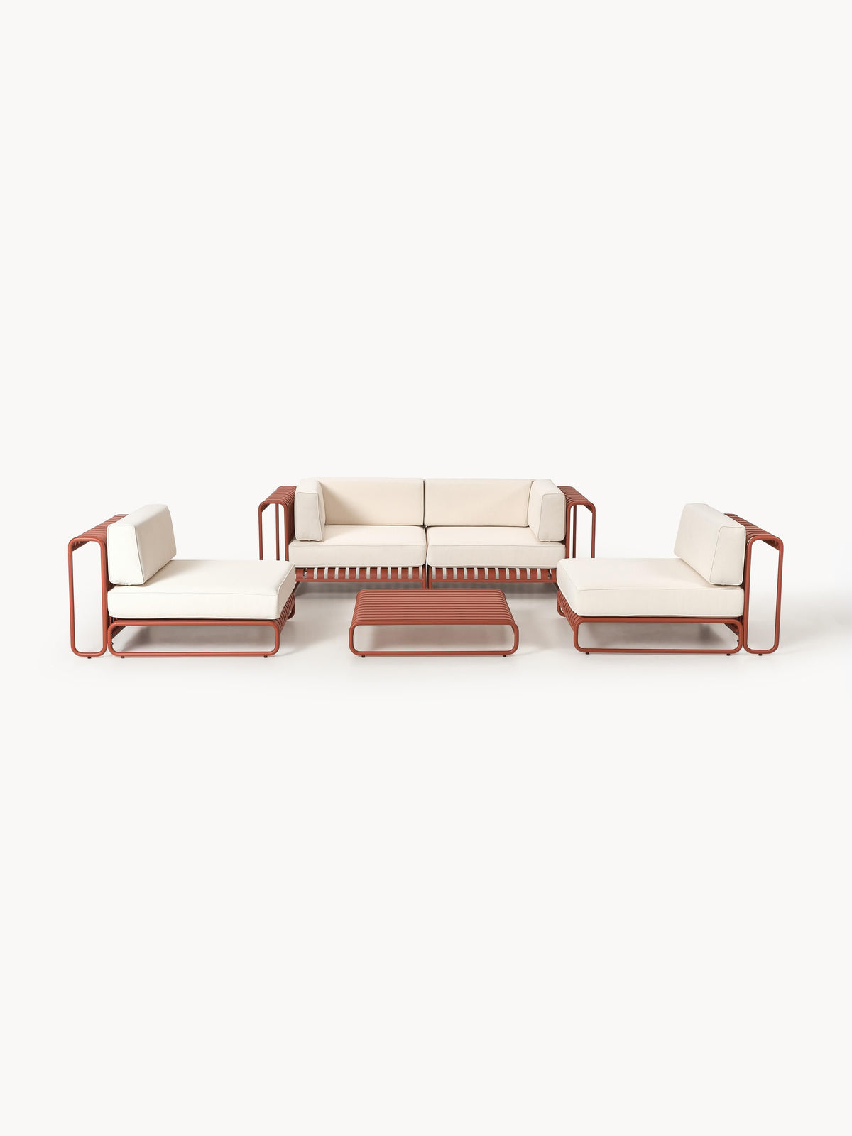 Caio Modular Garden Lounge Set, set of 4 — Sand Beige