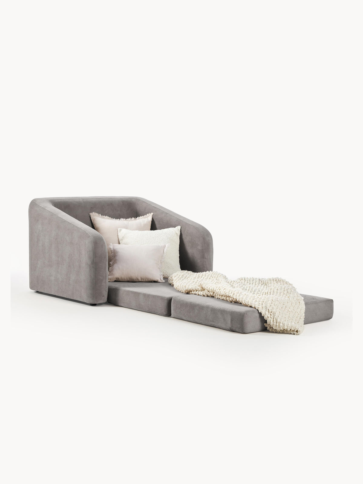 Eliot Sleeper Chair — Taupe