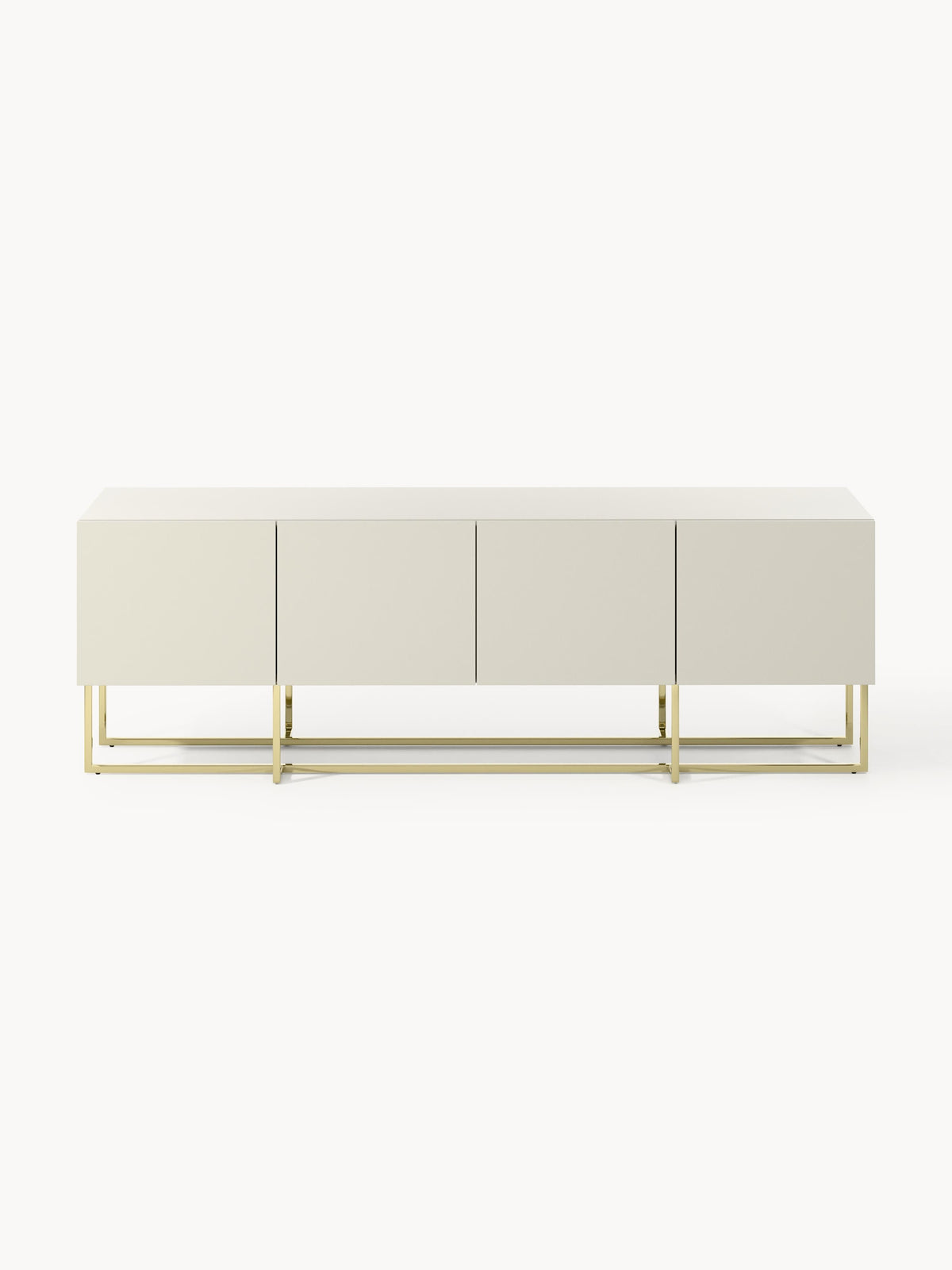 Joe Wood-TV-Lowboard — Light Grey