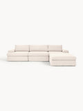 Russell Modular Sofa (4-seater) with Ottoman (left/right) — Ivory