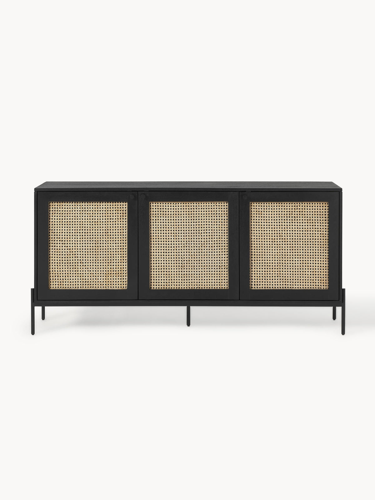Vienna Sideboard with Viennese Cane — Dark Grey