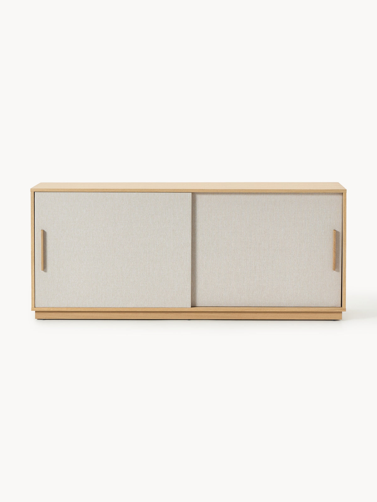Wisp Wooden Sideboard with Upholstered Front — Oatmeal