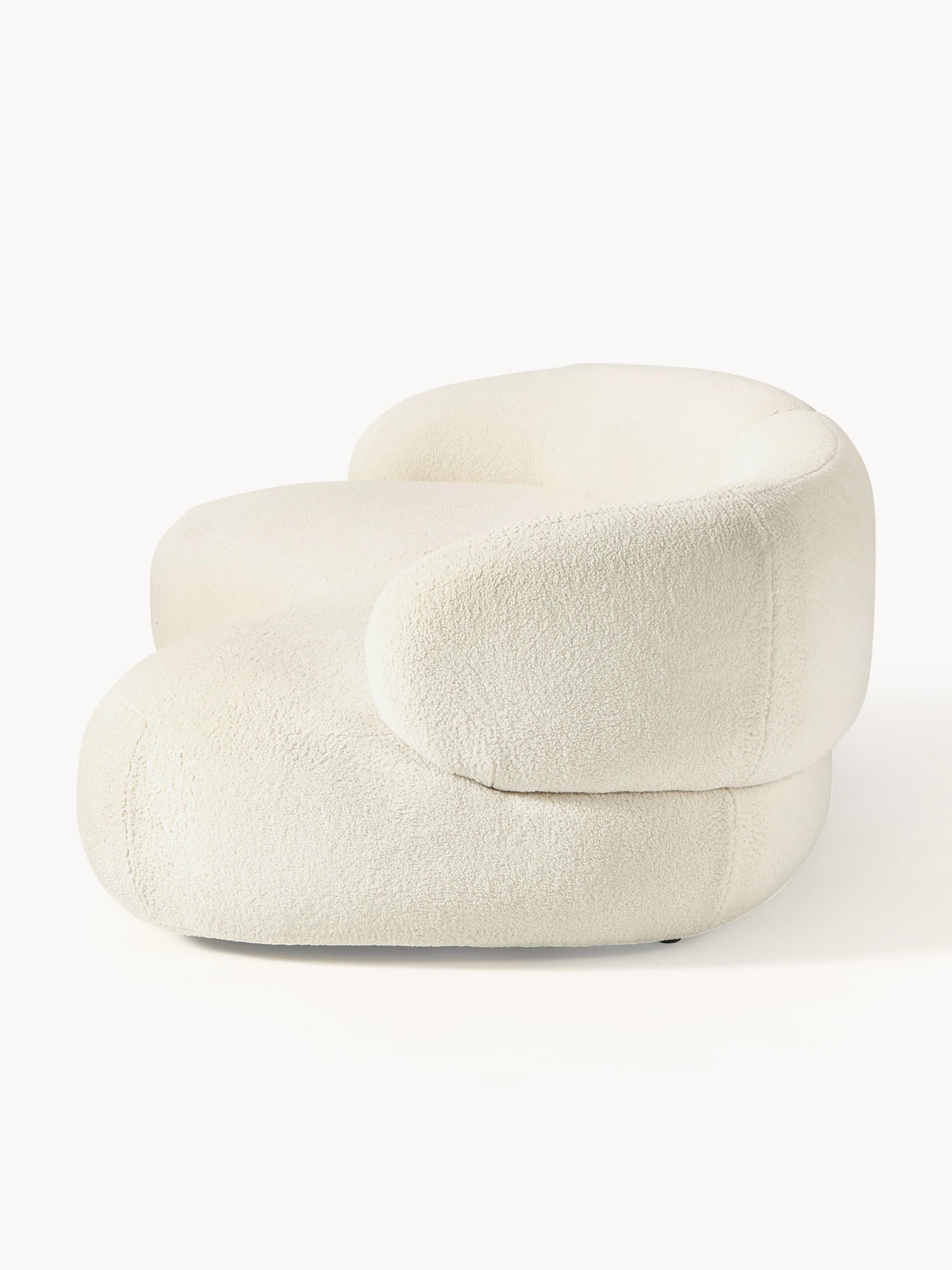 Alba Sofa (4-seater) in Teddy Faux Fur