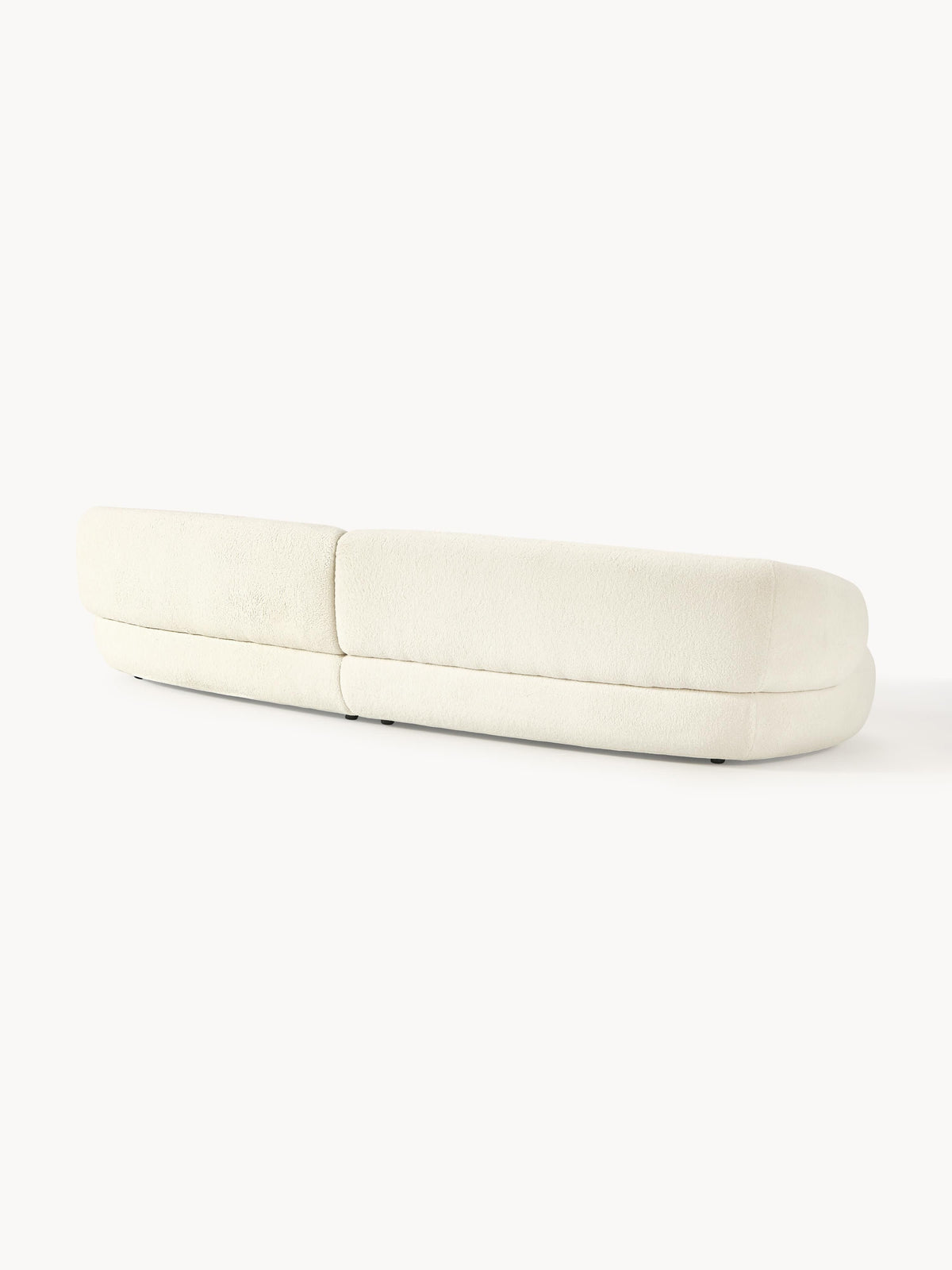 Alba Sofa (4-seater) in Teddy Faux Fur