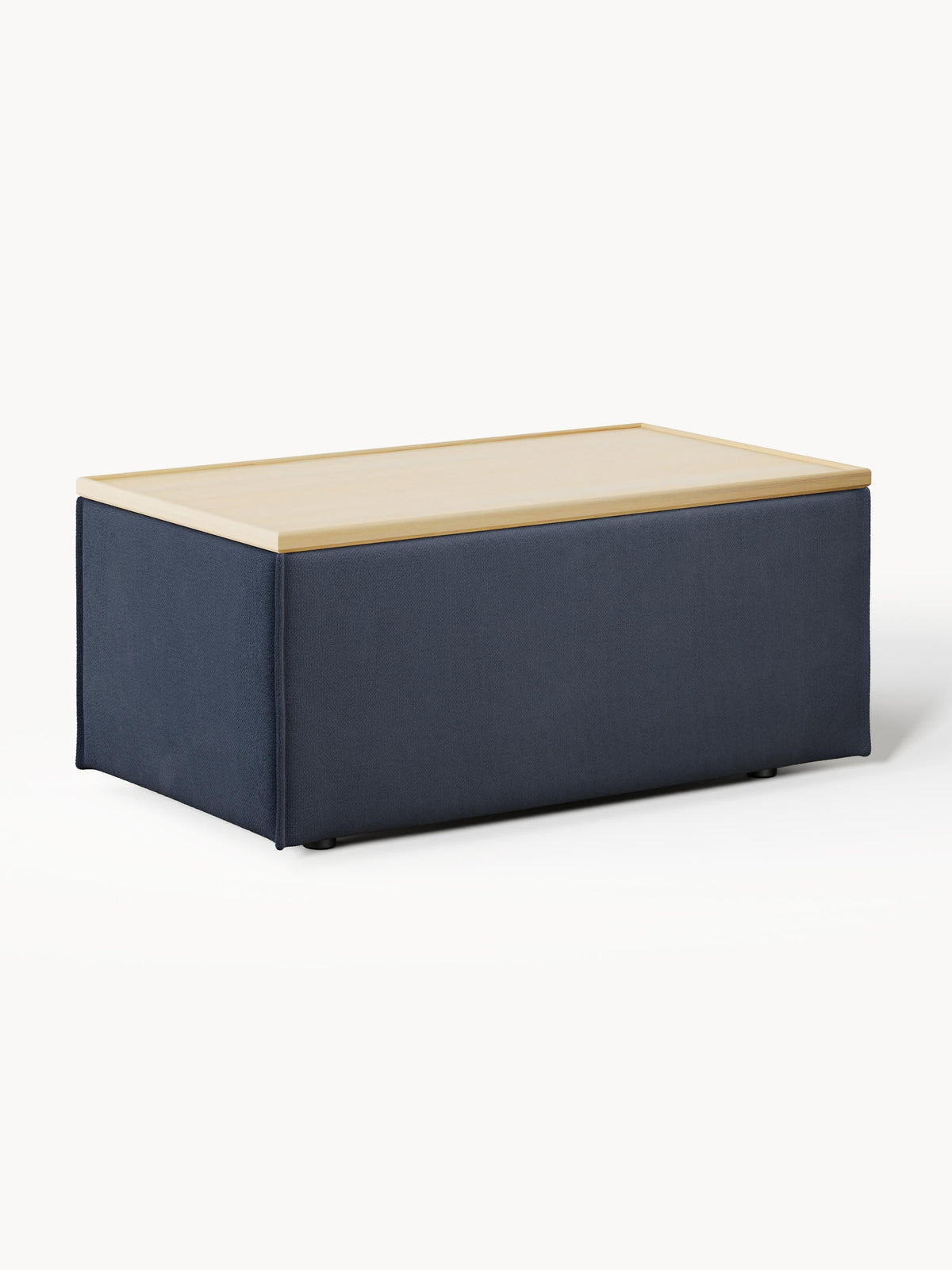 Lennon Sofa Ottoman with Storage — Storm Grey