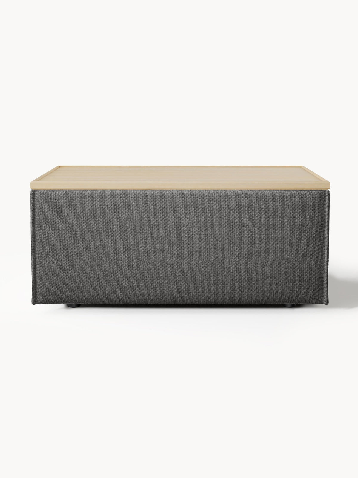 Lennon Sofa Ottoman with Storage — Shadow Grey