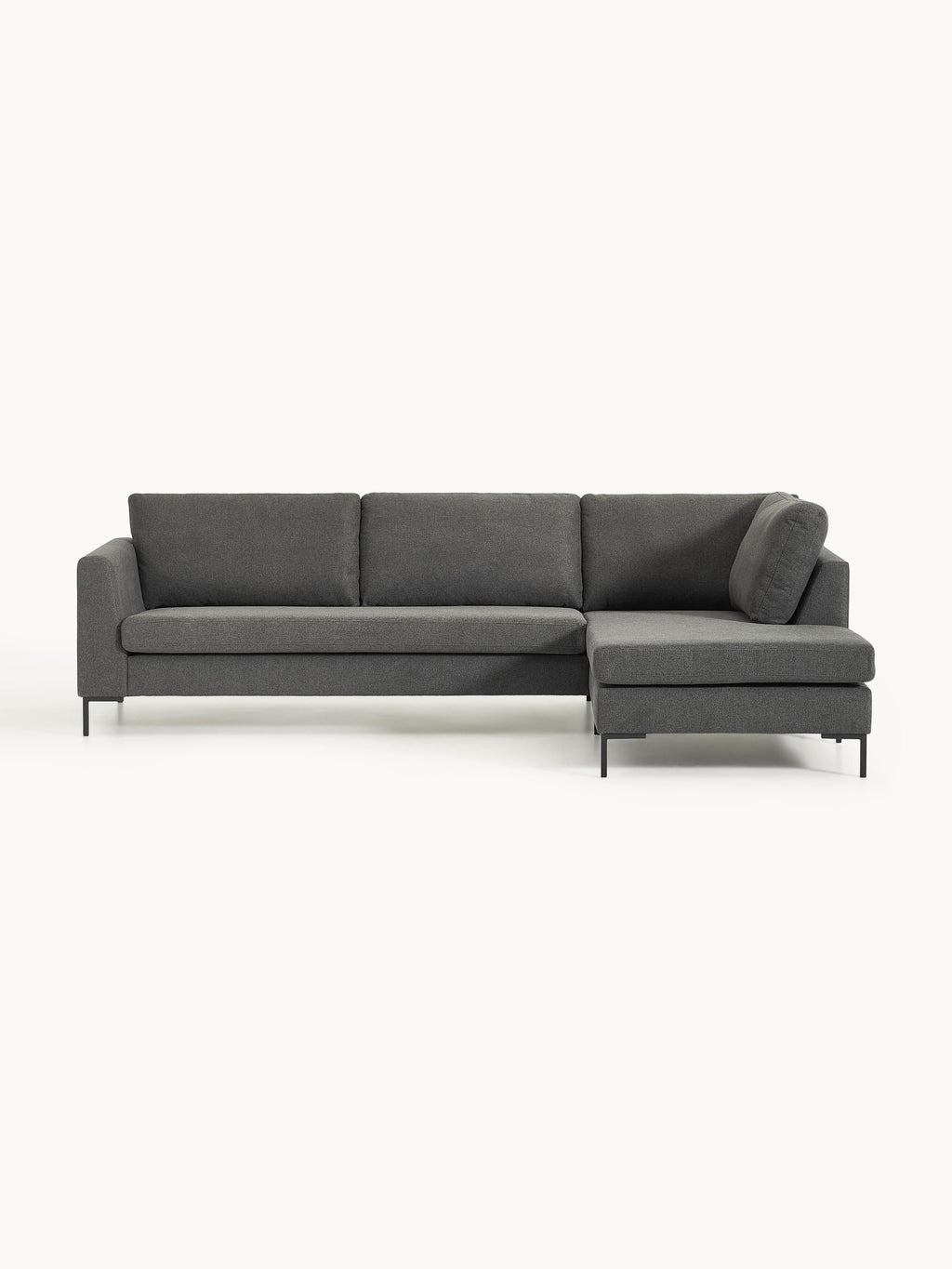 Luna Corner Sofa — Dark Grey