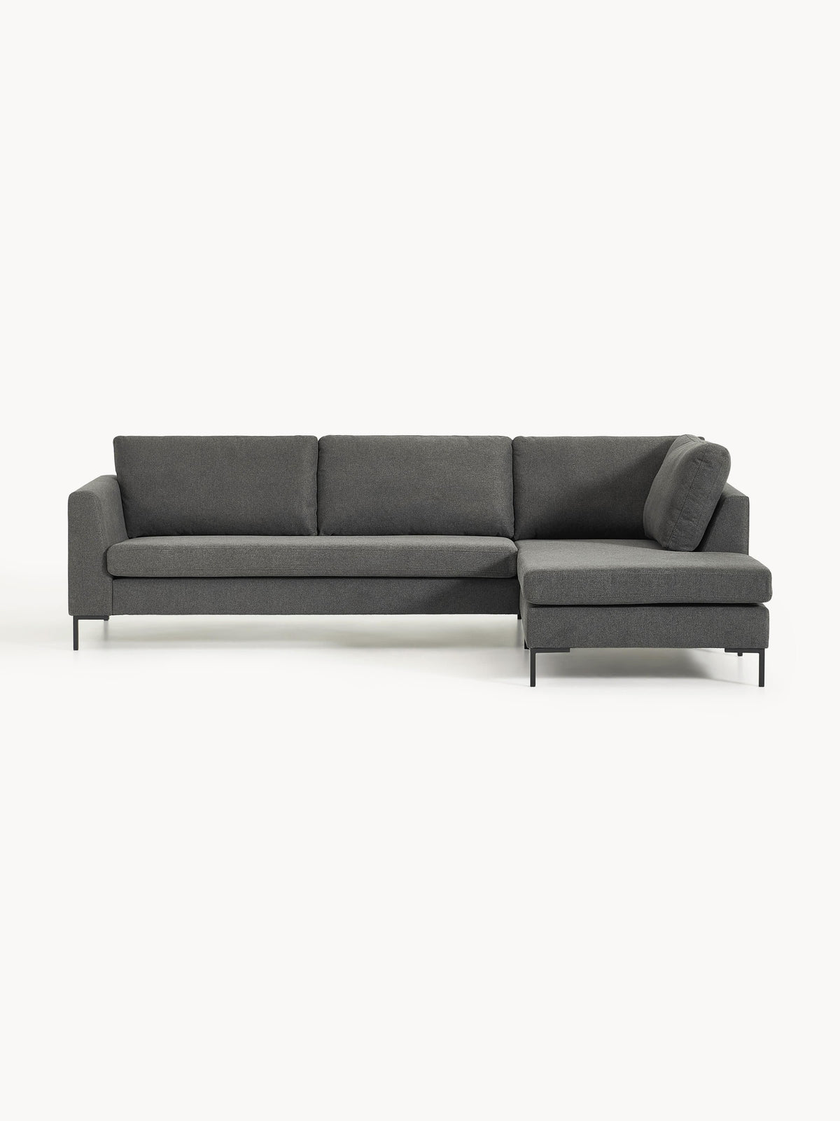 Luna Corner Sofa — Dark Grey