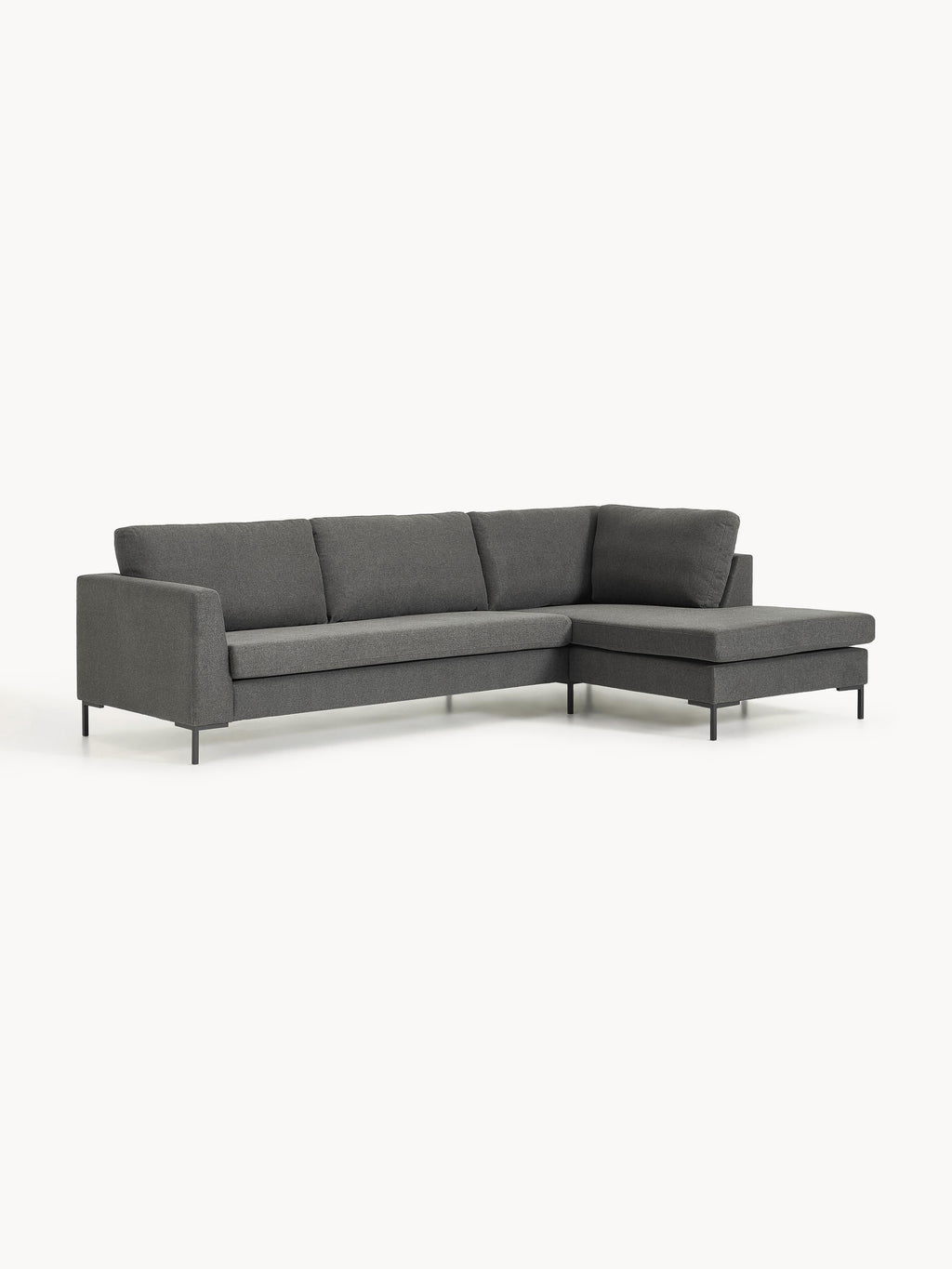 Luna Corner Sofa — Dark Grey