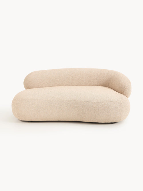 Alba Bouclé Sofa (2-seater) — Beige