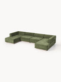 Colin Large Modular Sofa (4-seater) — Khaki