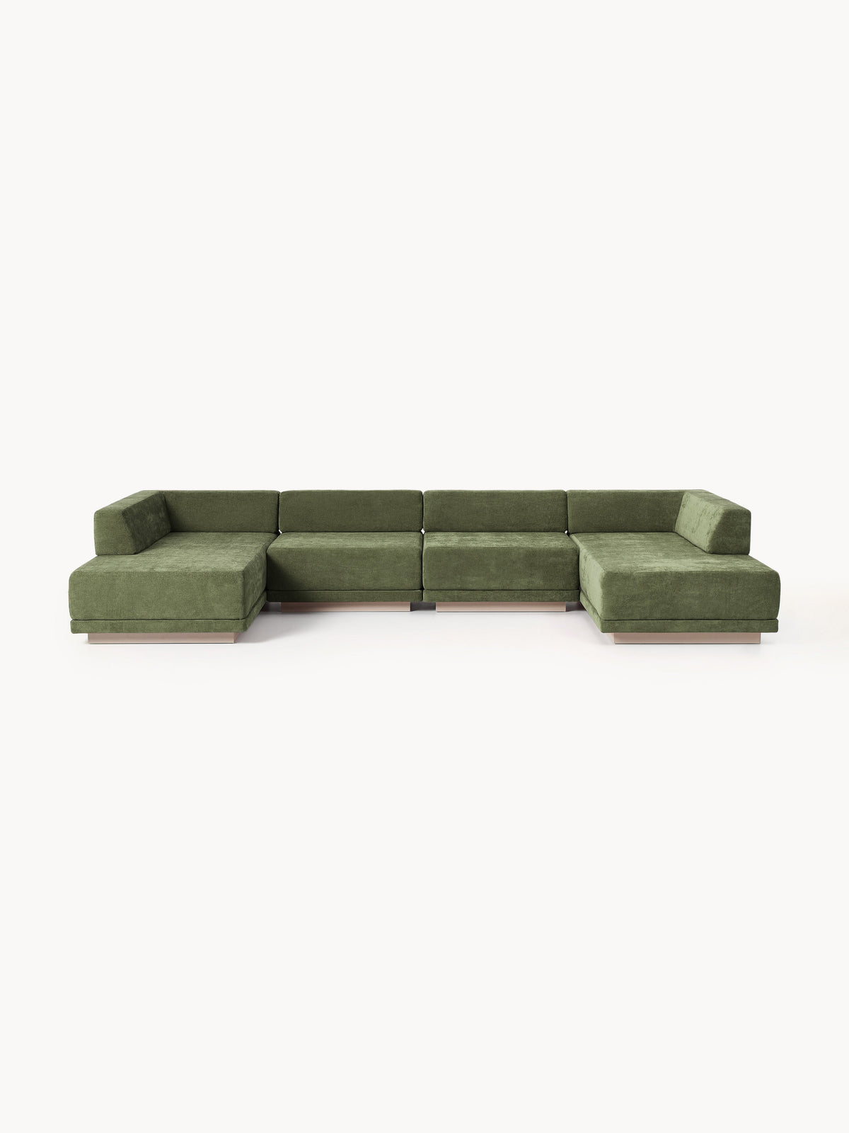 Colin Large Modular Sofa (4-seater) — Khaki