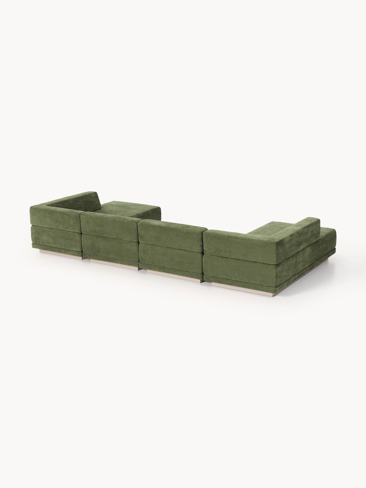 Colin Large Modular Sofa (4-seater) — Khaki