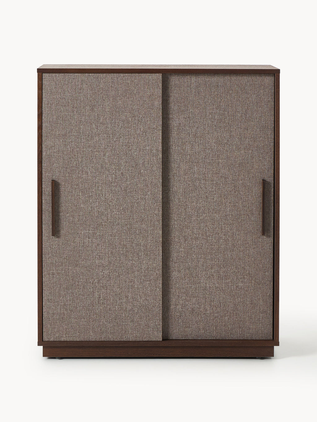 Wisp Wood-Highboard with Upholstered Front — Dark Grey