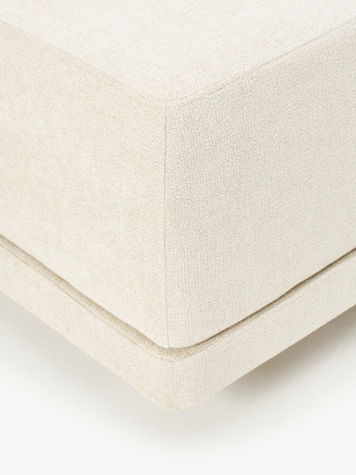 Colin Sofa-Ottoman — Blush