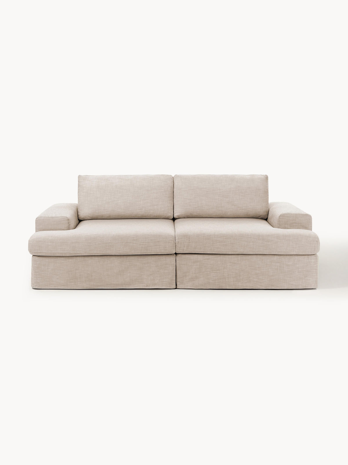 Russell Modular Sofa (3-seater) with removable covers — Oatmeal