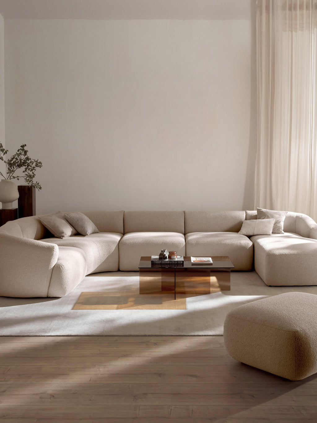 Sofia Modular Bouclé XL Sofa — Ivory