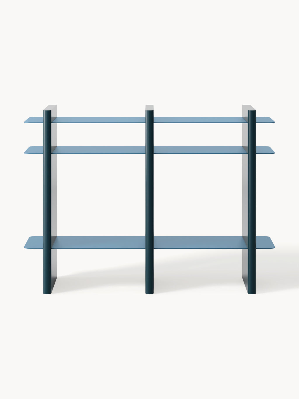 Rami Shelving Unit with Metal Elements — Driftwood