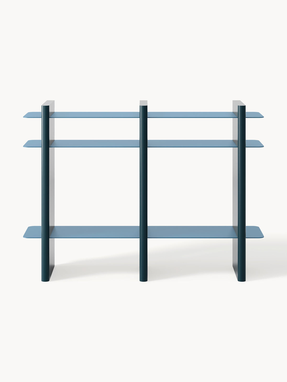 Rami Shelving Unit with Metal Elements — Driftwood