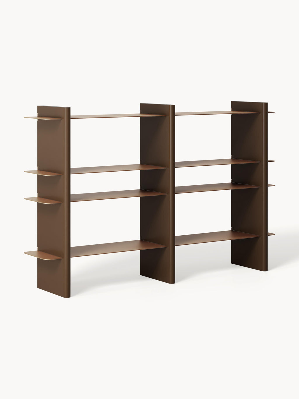 Rami Shelving Unit with Metal Elements — Pebble