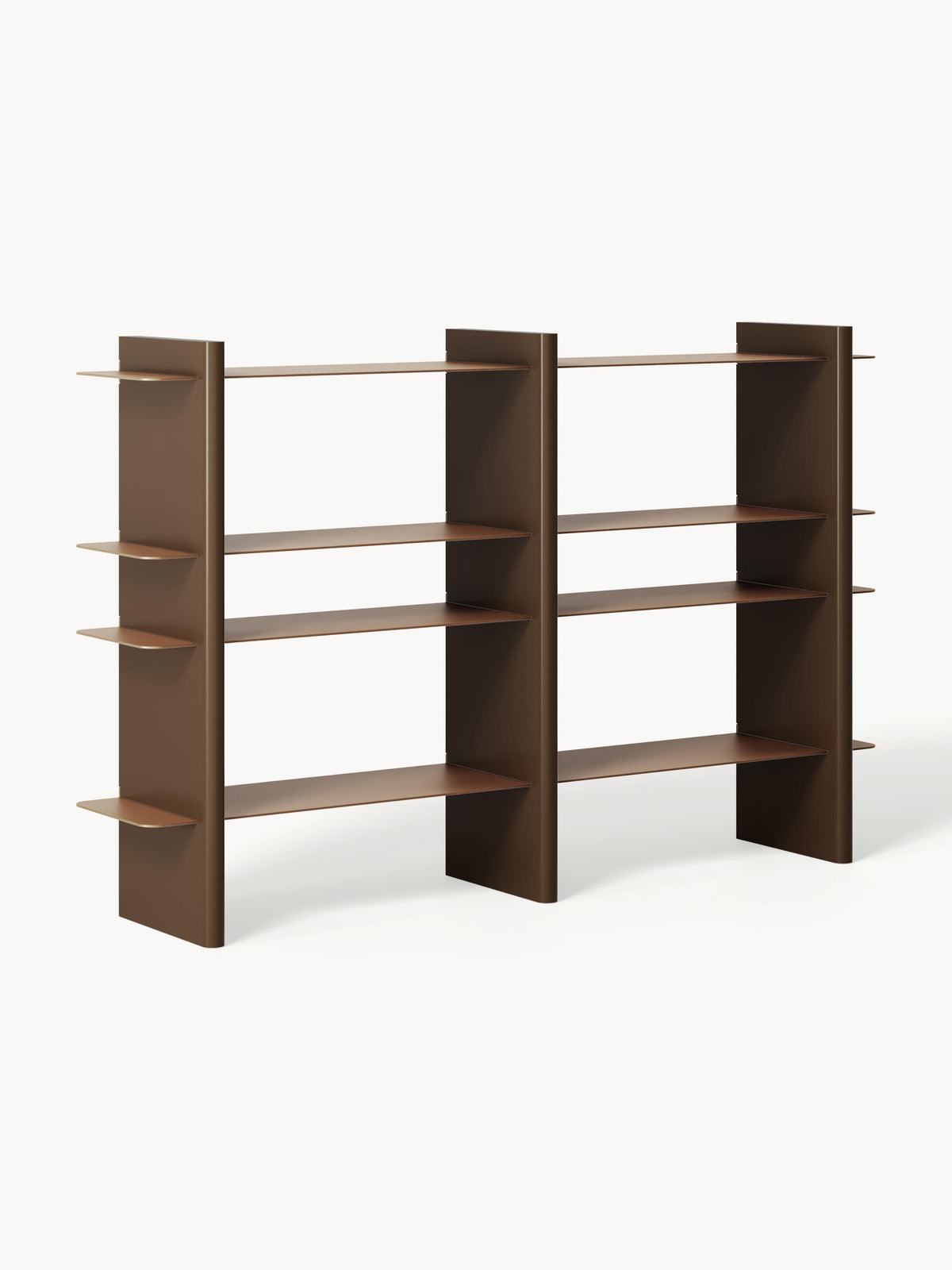 Rami Shelving Unit with Metal Elements — Pebble