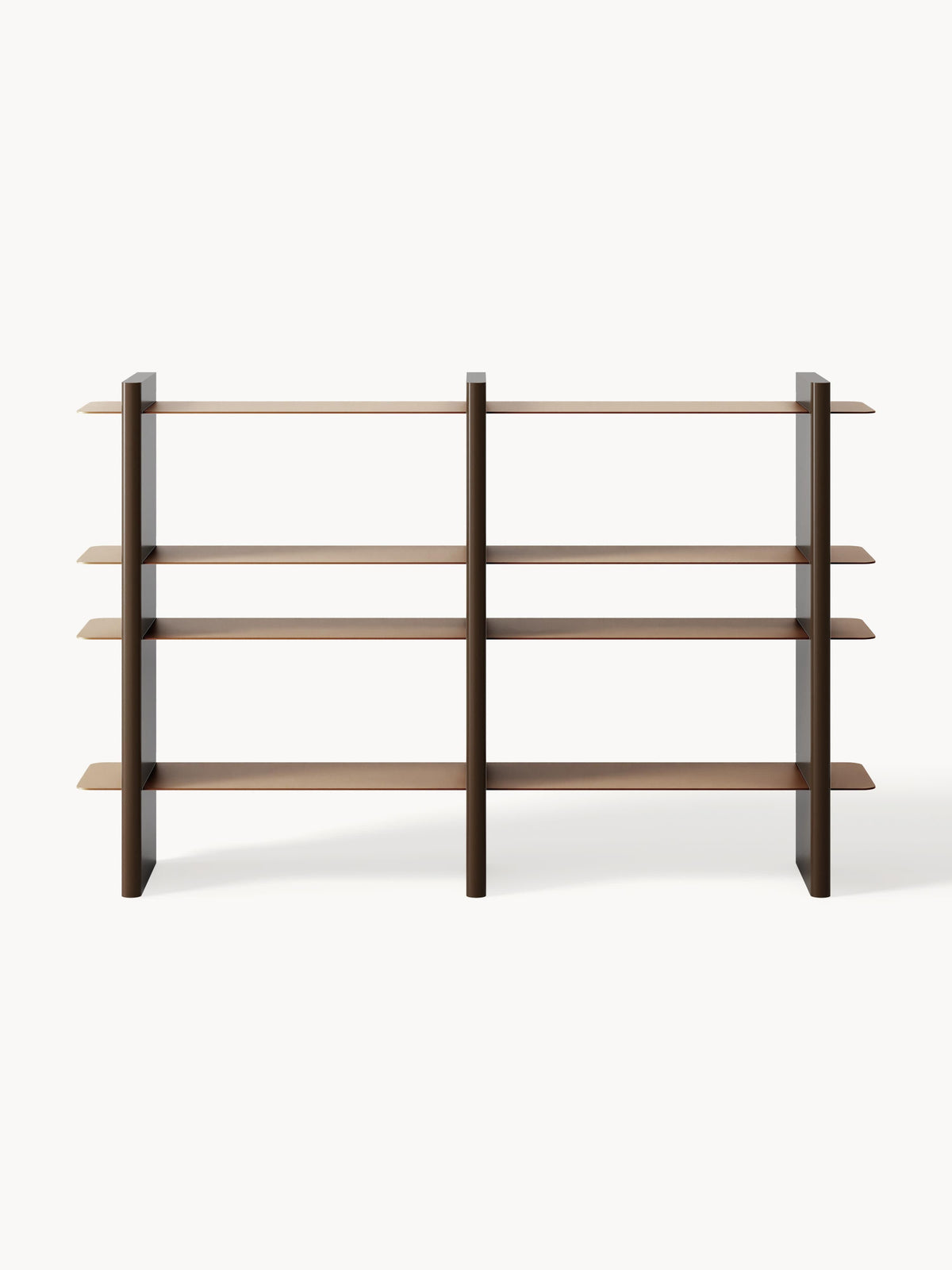Rami Shelving Unit with Metal Elements — Pebble