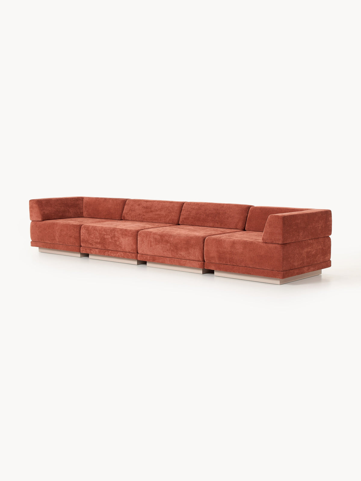 Colin Large Modular Sofa (4-seater) — Clay