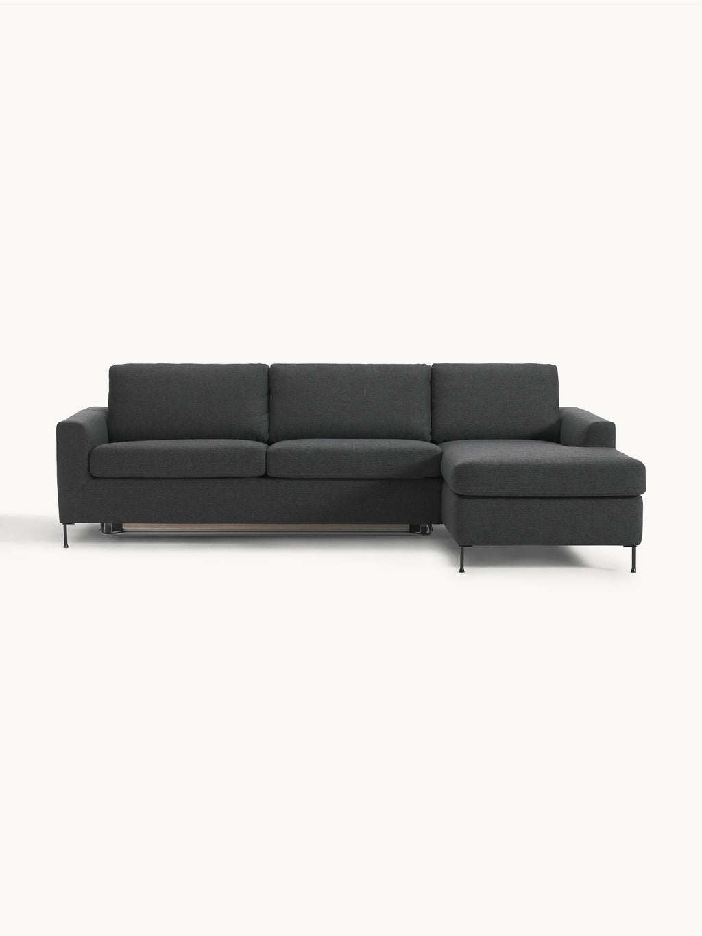 Cucita Sofa Bed (3-seater) with Mattress — Anthracite