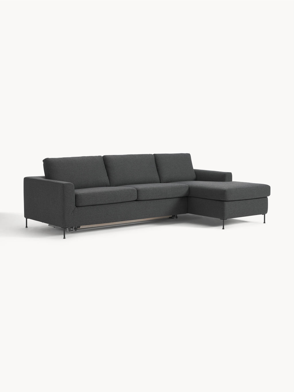 Cucita Sofa Bed (3-seater) with Mattress — Anthracite